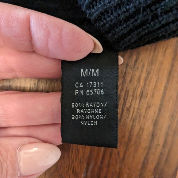 Buffalo David Button Black Sweater size M - Picture 10 of 10